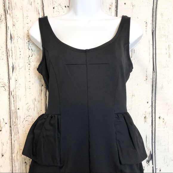 Marc by Marc Jacobs Beautiful black classy ruffle dress size xs sophisticated - Picture 2 of 8